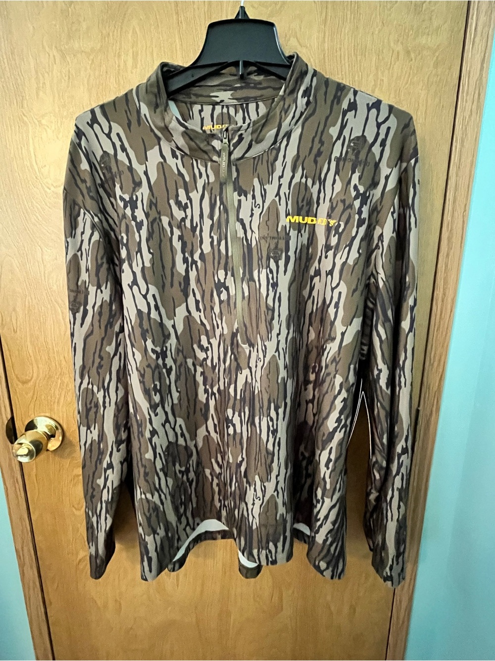 Muddy TRX Base Layer Men’s SZ 3XL 1/4 Zip Camouflage Long Sleeve Pullover NWT